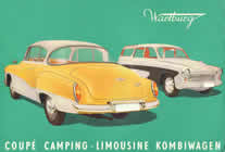 Wartburg 312 sales brochure cover 1959