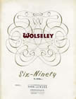 wolseley six ninety 1955 brochure cover